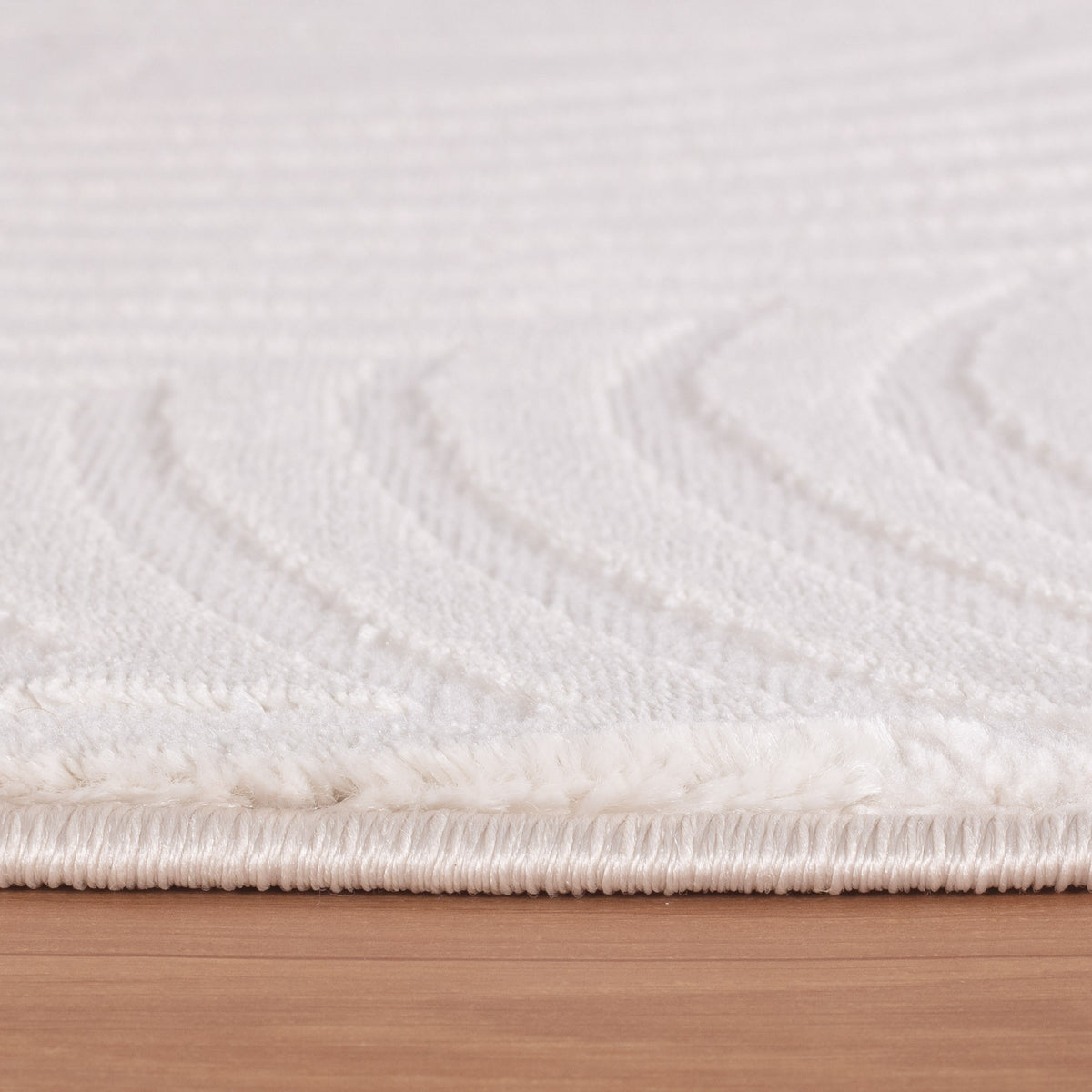 Kurzflor-Teppich Raumtiefe-Muster – Waschbar & Strapazierfähig | 1,2 cm Florhöhe – Ansicht 18