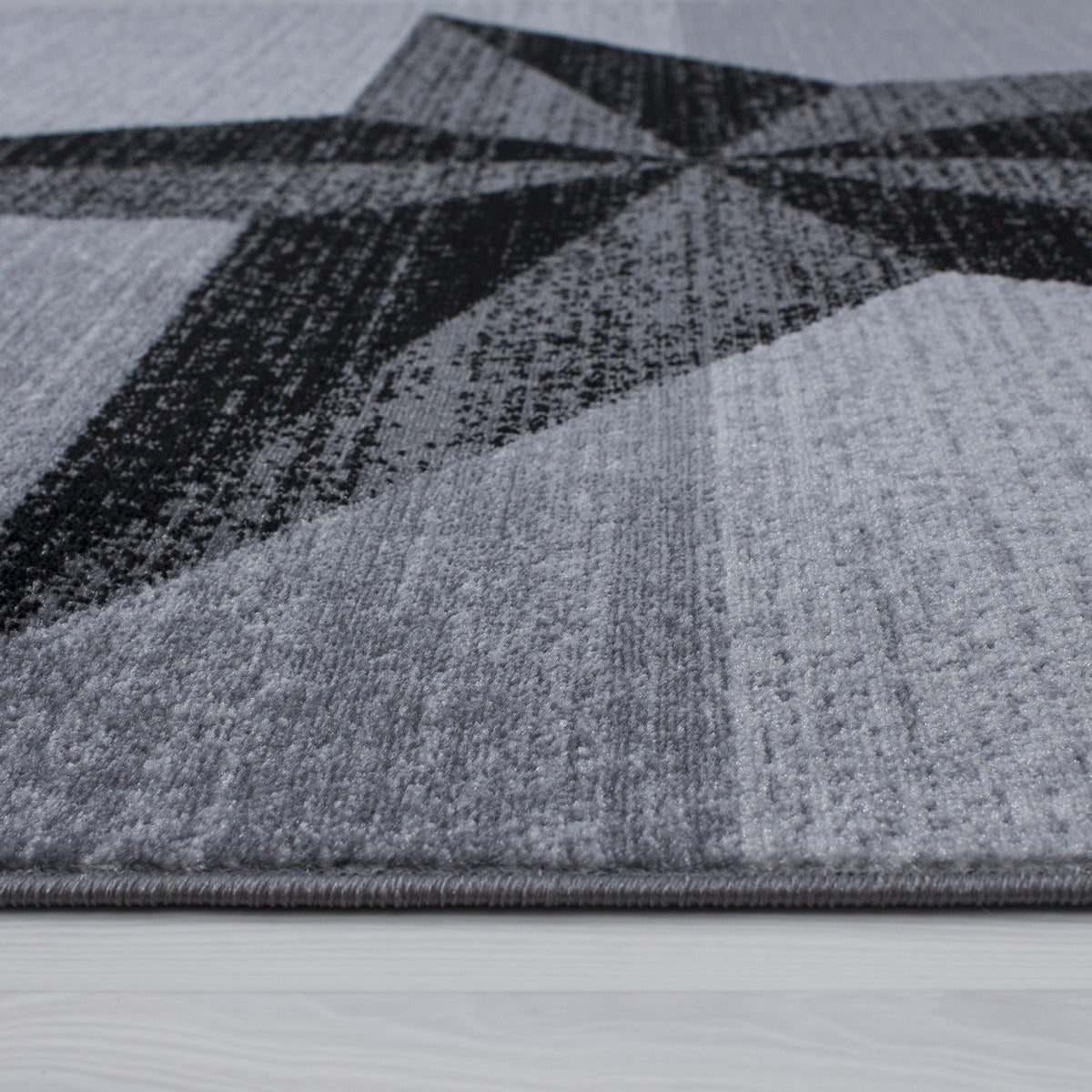 Teppich Kurzflor Sterne-Muster Polypropylen Wohnzimmer Läufer