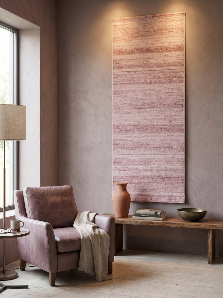 Teppich Pink Läufer Wandteppich Wanddeko_