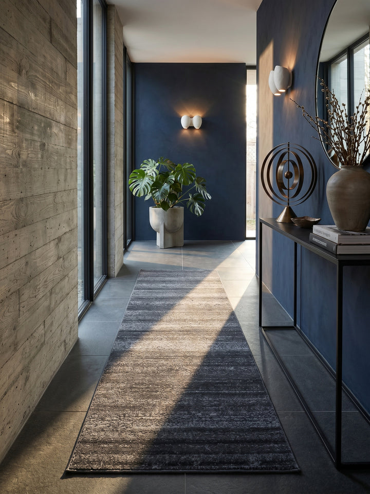 Teppich Grey Läufer im Wohnzimmer Einrichtungsidee_