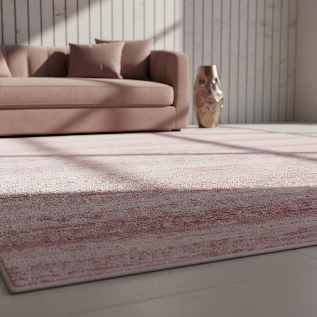 Teppich Kurzflor Uni-Design Polypropylen Wohnzimmer_Läufer_