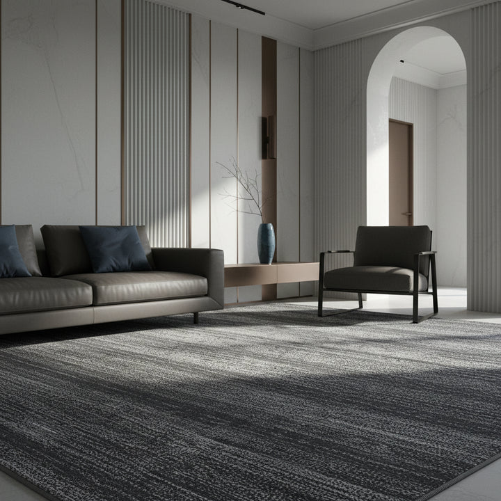 Teppich Kurzflor Uni-Design Polypropylen Wohnzimmer_Läufer_