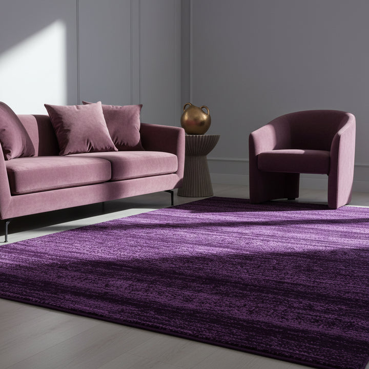 Teppich Kurzflor Uni-Design Polypropylen Wohnzimmer_Läufer_