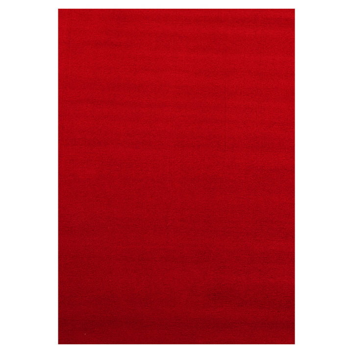 Teppich Kurzflor Uni-Farbe Microfaser Antirutsch Wohnzimmer waschbar_Läufer_