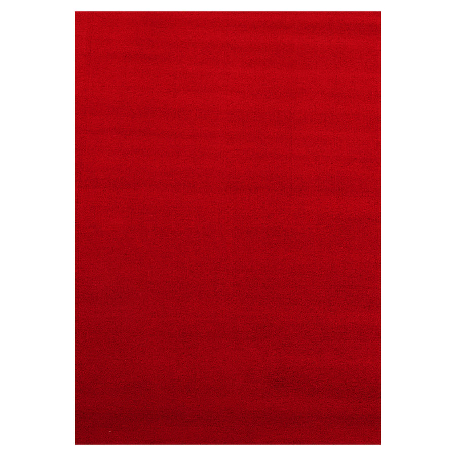 Teppich Kurzflor Uni-Farbe Microfaser Antirutsch Wohnzimmer waschbar_Läufer_