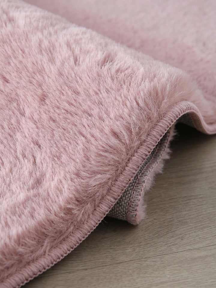 Teppich Rosa Webstruktur Nahaufnahme_