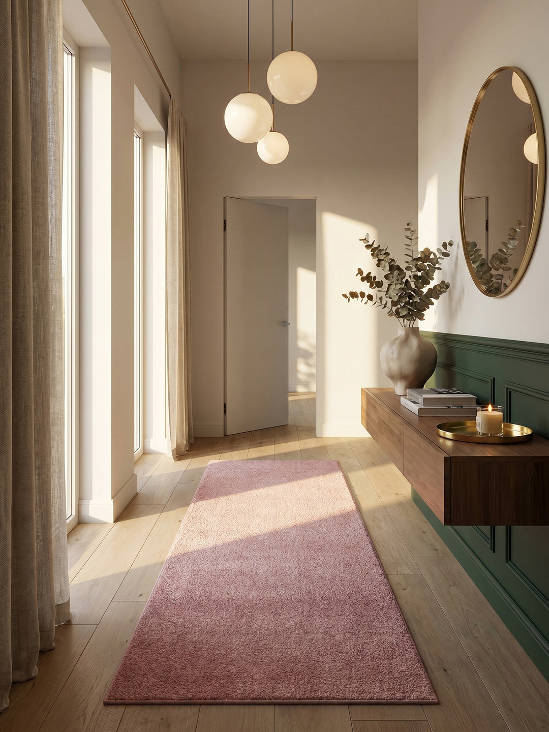 Teppich Läufer im Wohnzimmer Einrichtungsidee_