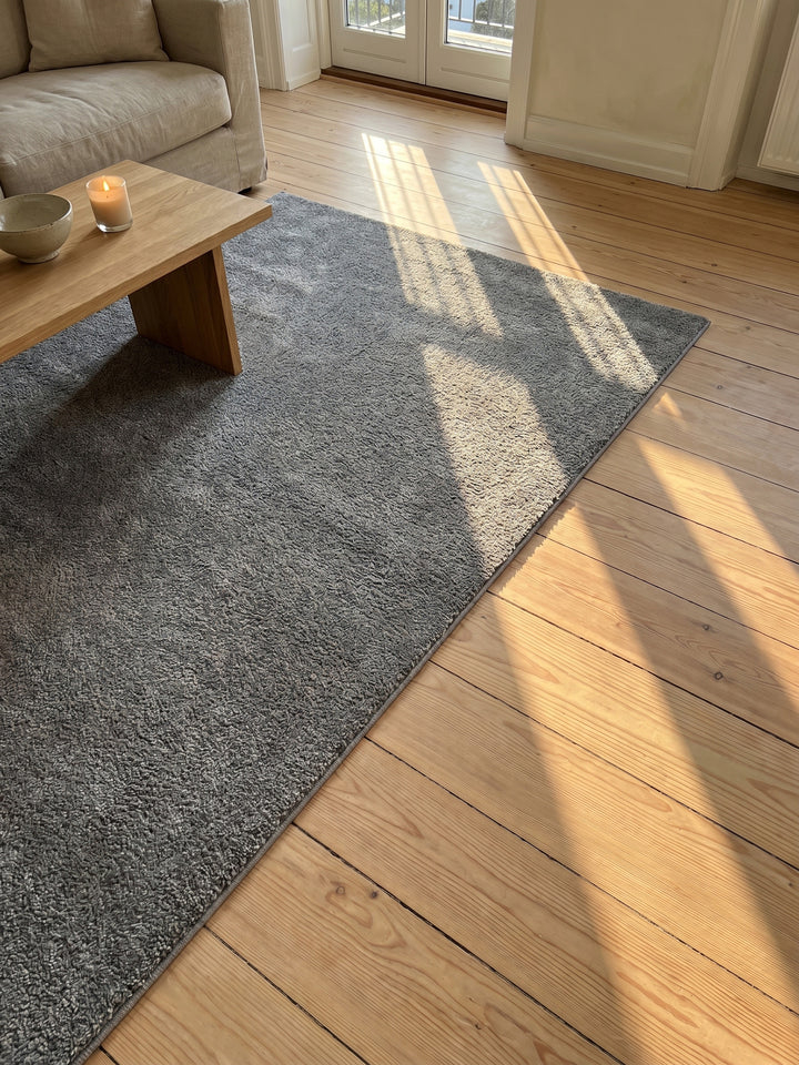 Teppich Grey rechteckig Muster Draufsicht_