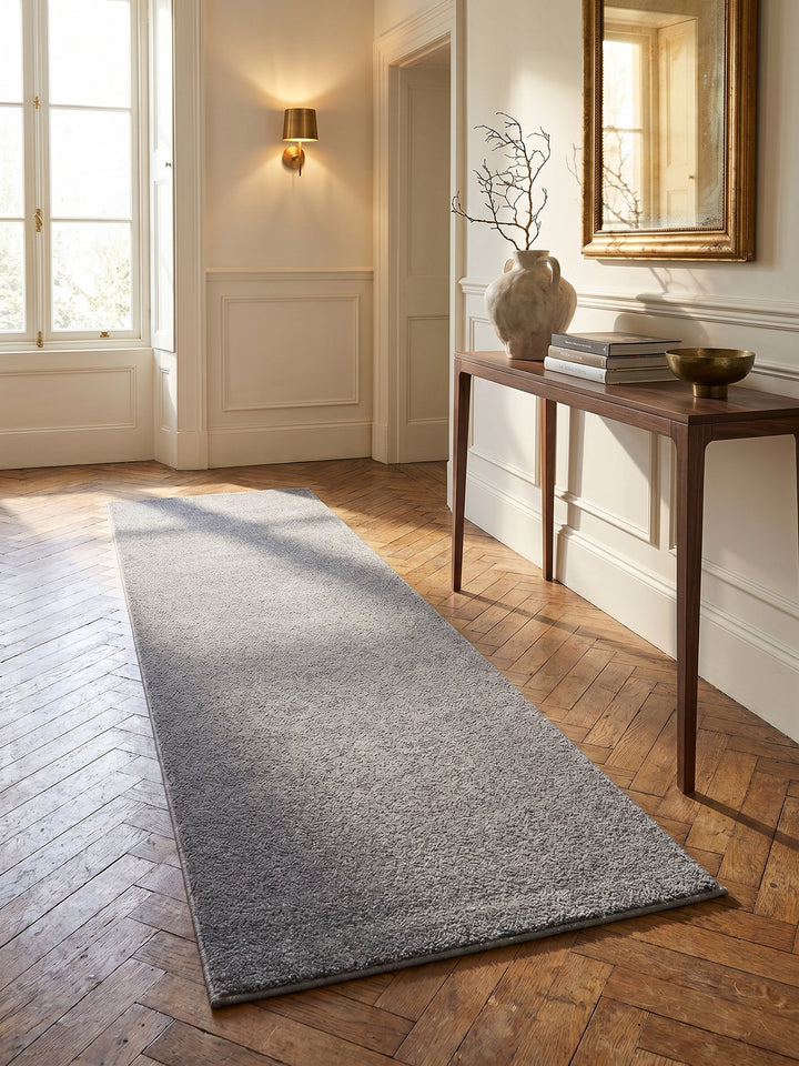 Teppich Grey Läufer im Wohnzimmer Einrichtungsidee_