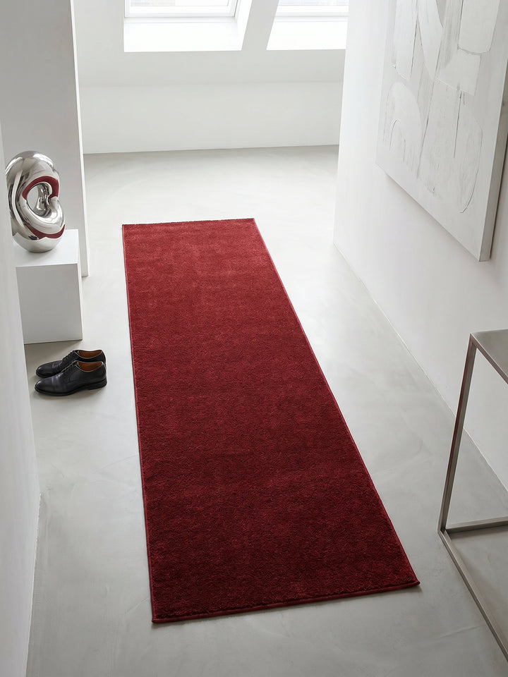Teppich Red Läufer Muster Draufsicht_
