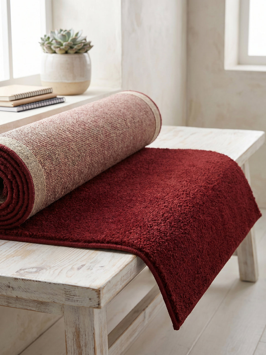 Teppich Red Läufer Wohnaccessoire Deko_