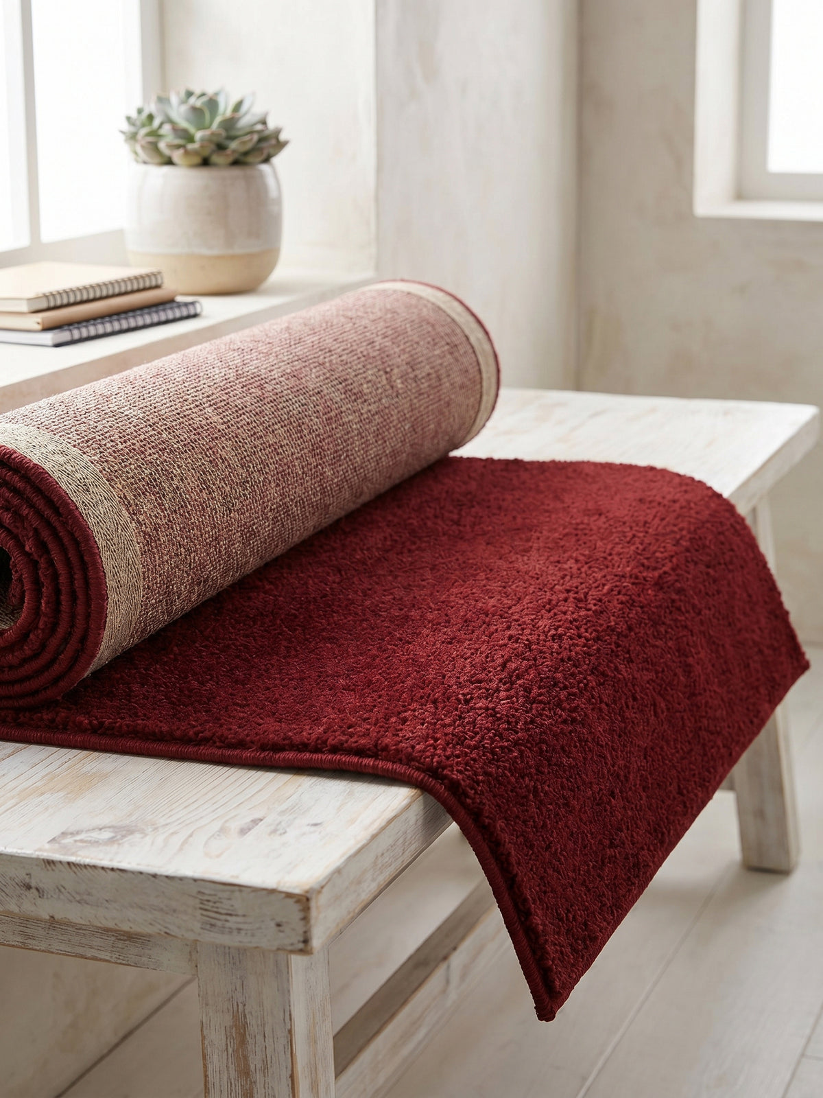 Teppich Red Läufer Wohnaccessoire Deko_