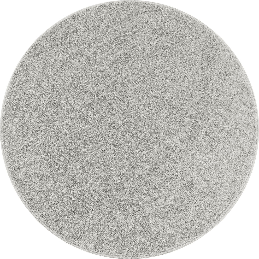 Teppich Kurzflor Uni Polypropylen Wohnzimmer_Rund_
