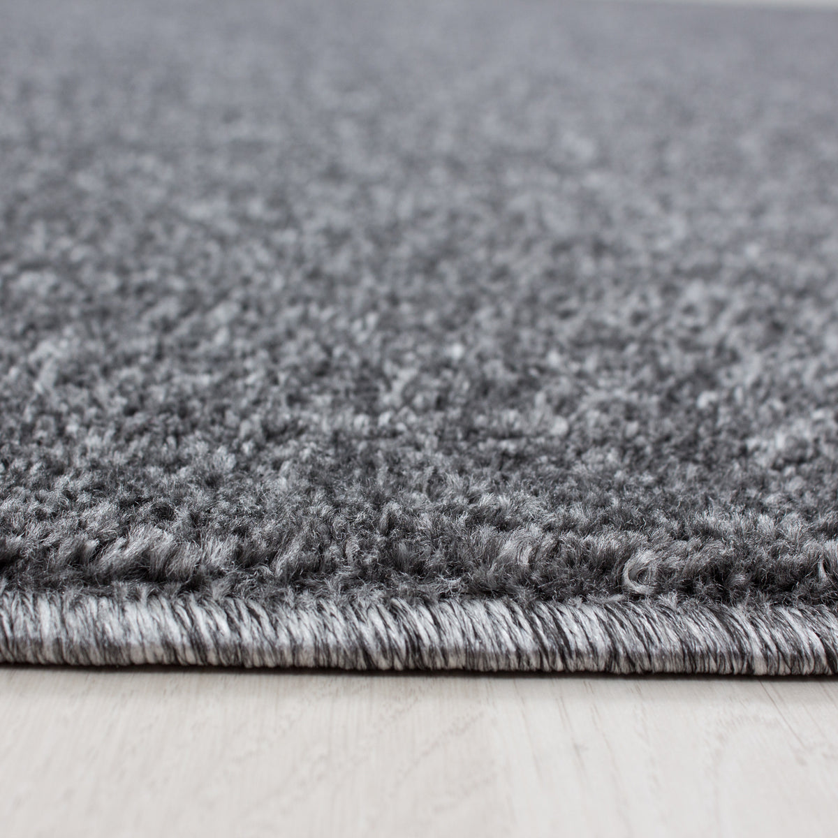 Kurzflor-Teppich Einfarbig – Waschbar & Strapazierfähig | Frisée-Garn für Lebendige Textur – Ansicht 77