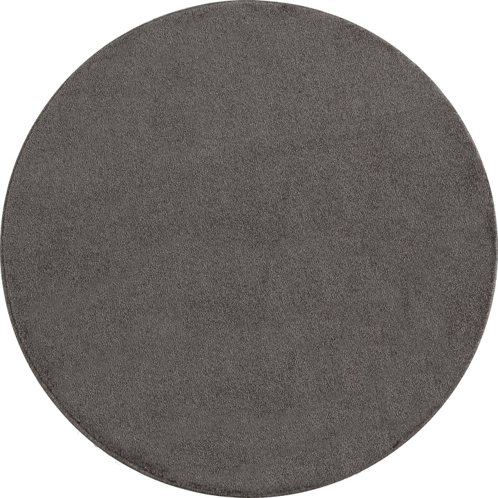 Teppich Kurzflor Uni Polypropylen Wohnzimmer_Rund_