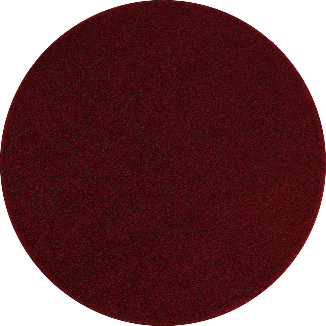 Teppich Kurzflor Uni Polypropylen Wohnzimmer_Rund_