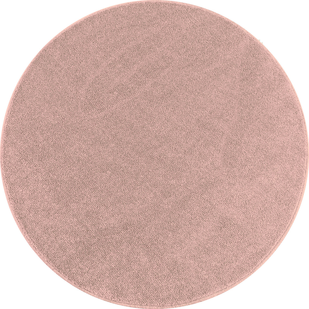 Teppich Kurzflor Uni Polypropylen Wohnzimmer_Rund_