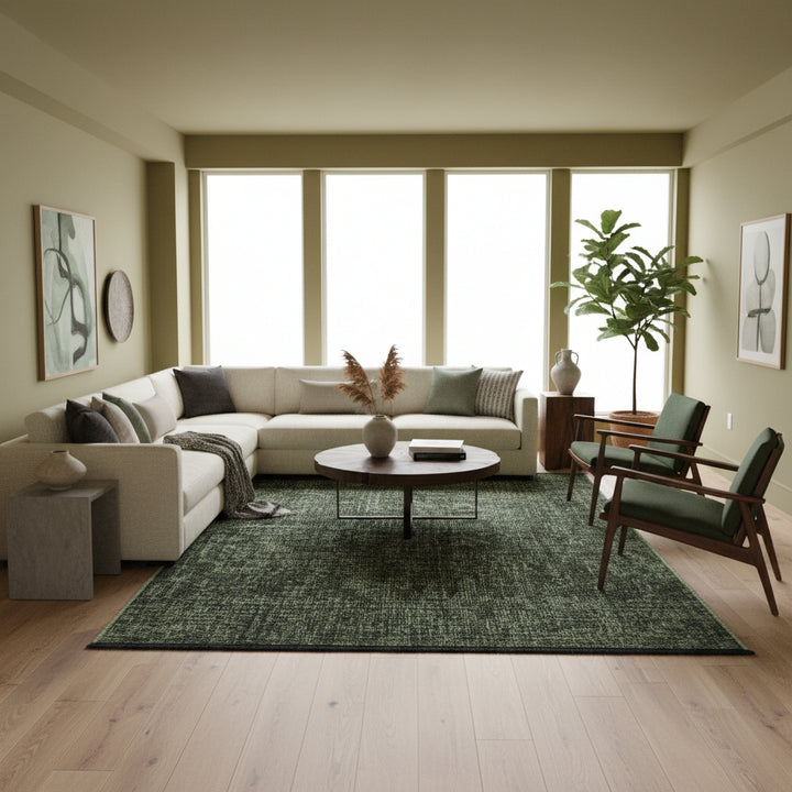 Teppich Kurzflor Unicolor Chenille Baumwolle Innen_Rechteckig_