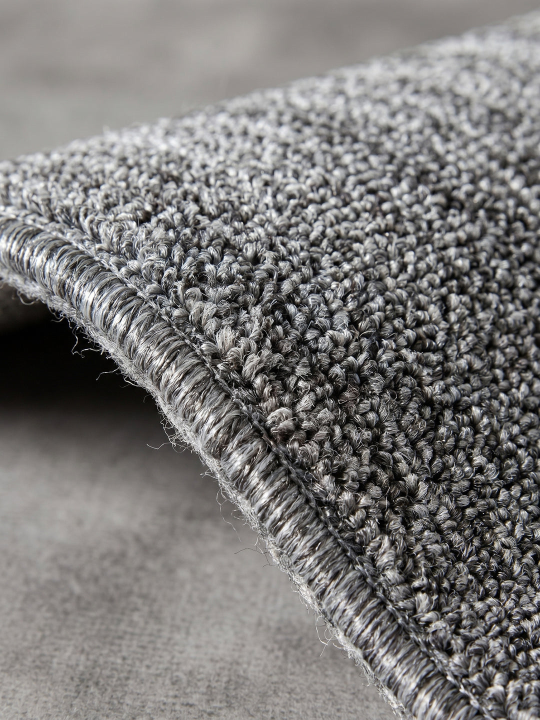 Teppich Grey rund Webstruktur Qualität_