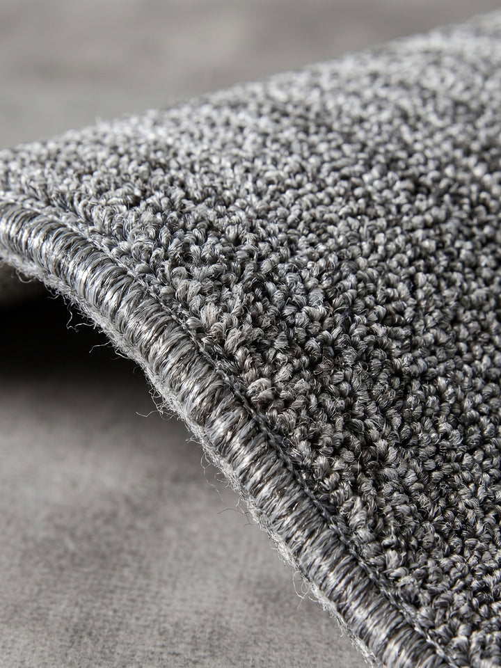 Teppich Grey rund Webstruktur Qualität_
