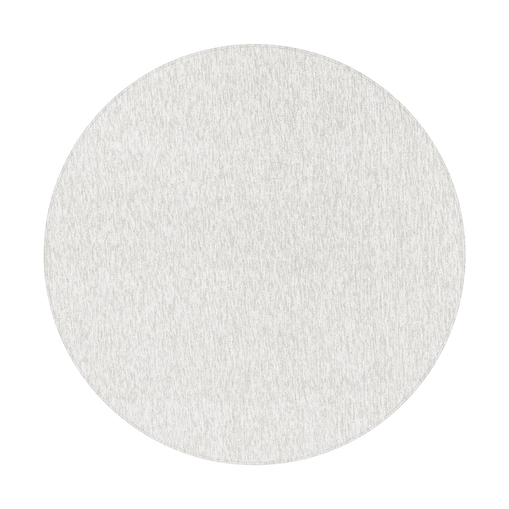 Teppich Kurzflor Unifarben Polypropylen saugroboter Wohnzimmer_Rund_