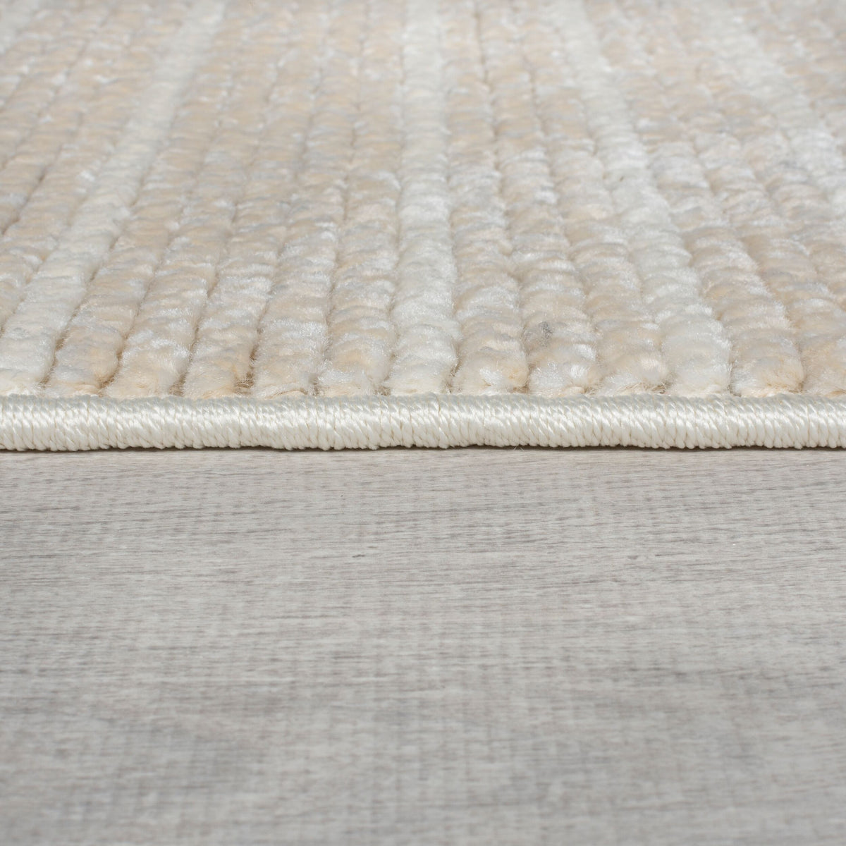 Teppich Modern Gestreift  - Kurzflor  - Pflegeleicht  - Fußbodenheizung geeignet_Rechteckig_
