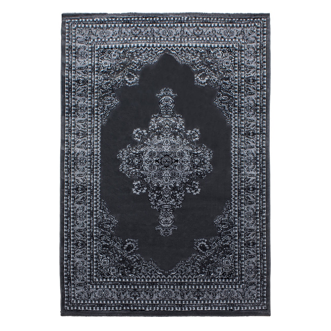 Teppich Orient Kurzflor Medaillon Polypropylen Wohnzimmer_Läufer_