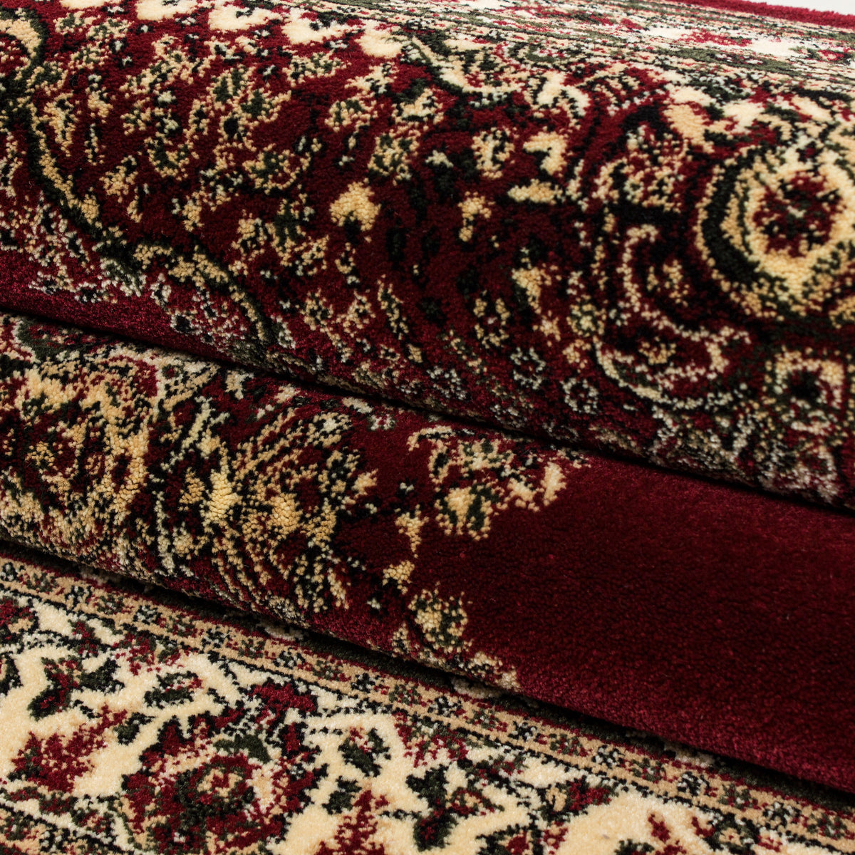 Kurzflor-Teppich Orient Medaillon – Waschbar & Strapazierfähig | 1,2 cm Florhöhe – Ansicht 11