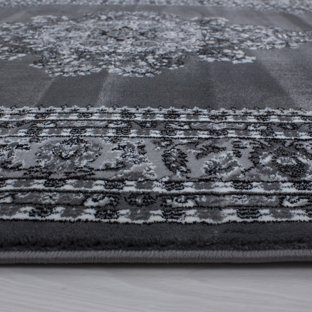 Teppich Orient Kurzflor Medaillon Polypropylen Wohnzimmer_Läufer_