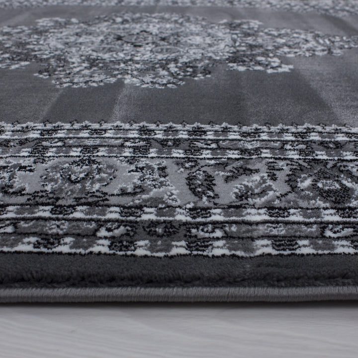 Teppich Orient Kurzflor Medaillon Polypropylen Wohnzimmer_Läufer_