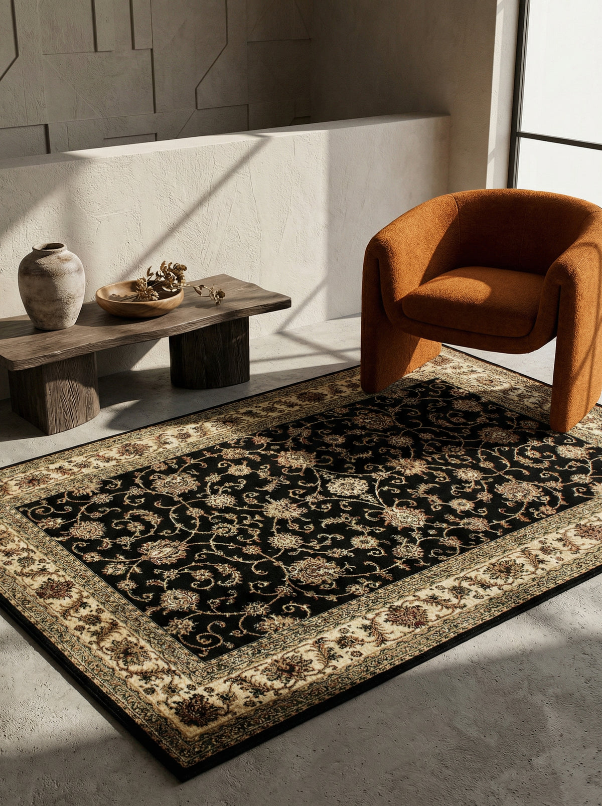 Teppich Orient Kurzflor klassisch Polypropylen Wohnzimmer_Läufer_
