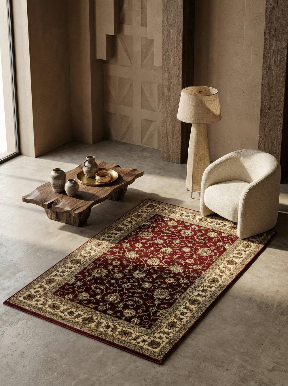 Teppich Orient Kurzflor klassisch Polypropylen Wohnzimmer_Läufer_