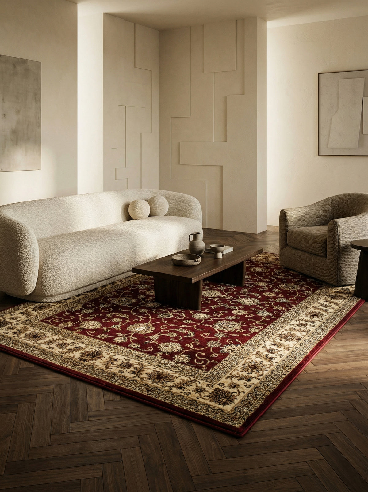 Teppich Orient Kurzflor klassisch Polypropylen Wohnzimmer_Läufer_