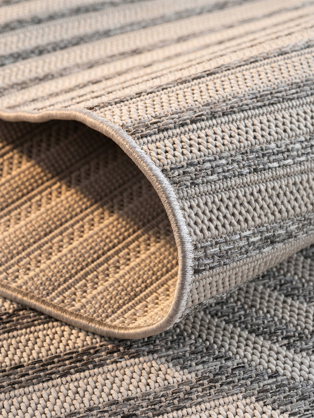 Teppich Grau Farbdetail Muster_