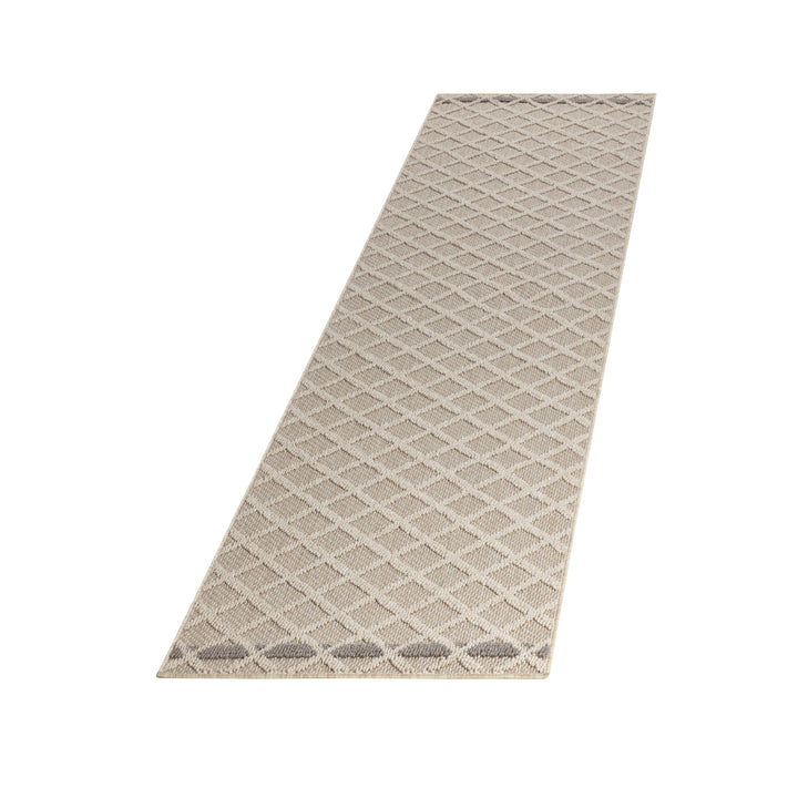 Teppich Outdoor Flachgewebe Rauten-Muster Polypropylen Balkon_Läufer_