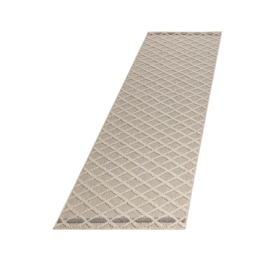 Teppich Outdoor Flachgewebe Rauten-Muster Polypropylen Balkon_Läufer_