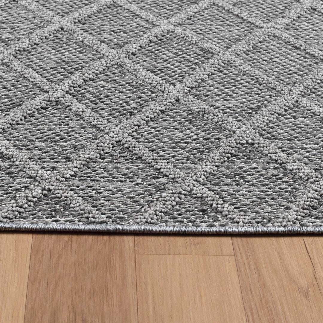 Teppich Outdoor Flachgewebe Rauten-Muster Polypropylen Balkon_Läufer_