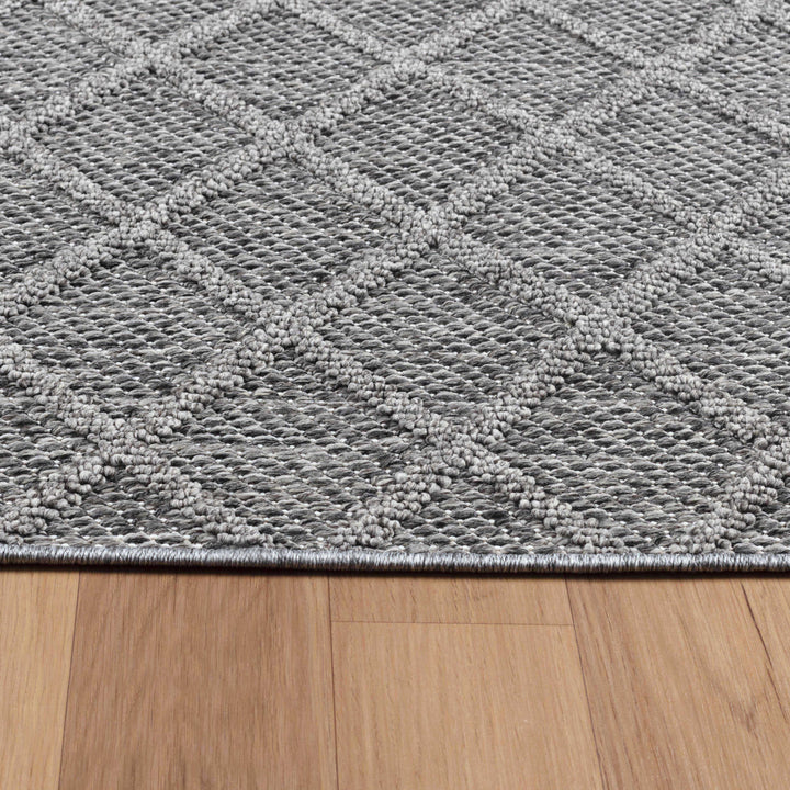 Teppich Outdoor Flachgewebe Rauten-Muster Polypropylen Balkon_Läufer_