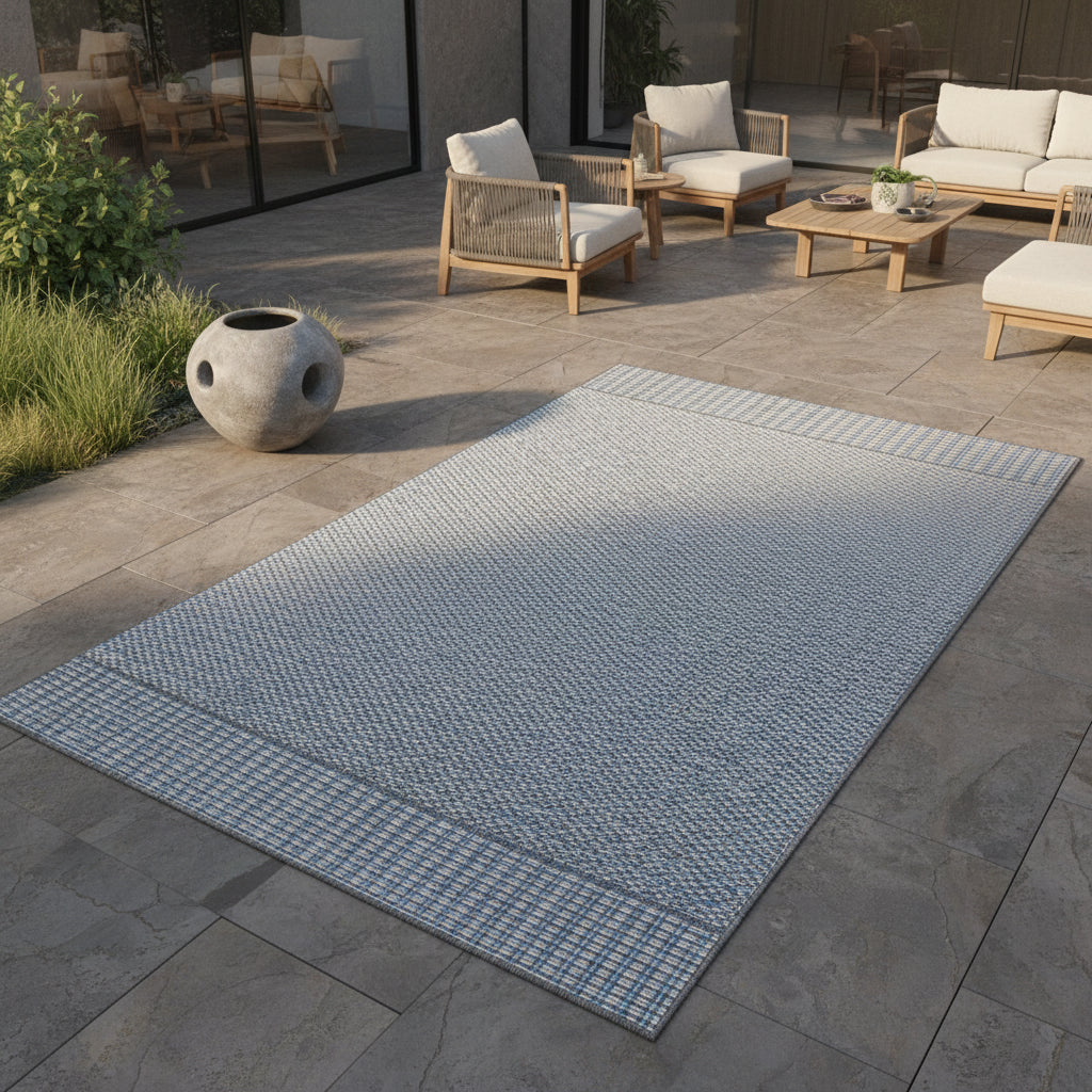 Outdoor-Teppich Retro-Design – Waschbar & Wetterfest für Balkon & Terrasse – Ansicht 2