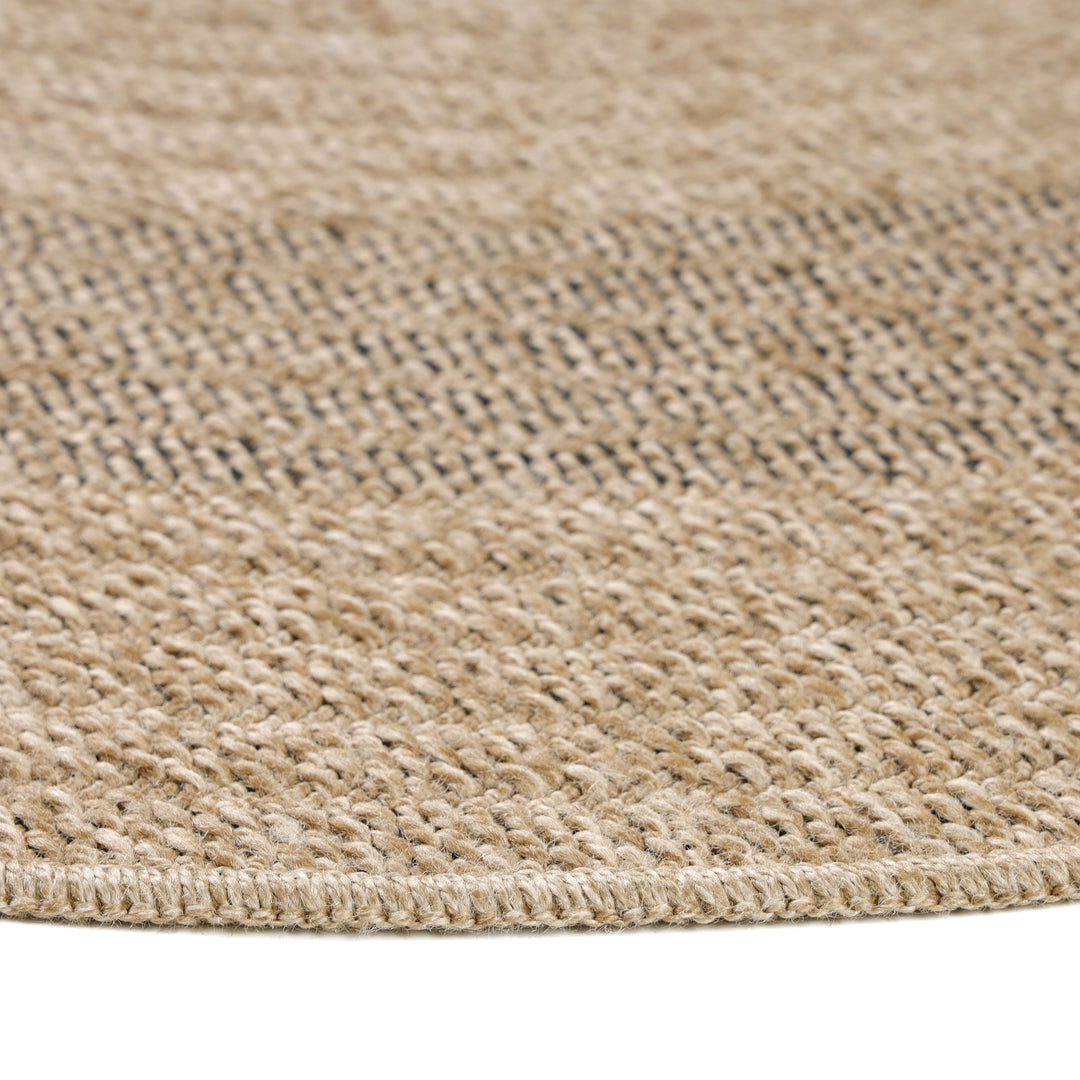 Teppich Outdoor Flachgewebe Vintage Polypropylen Balkon_Rund_