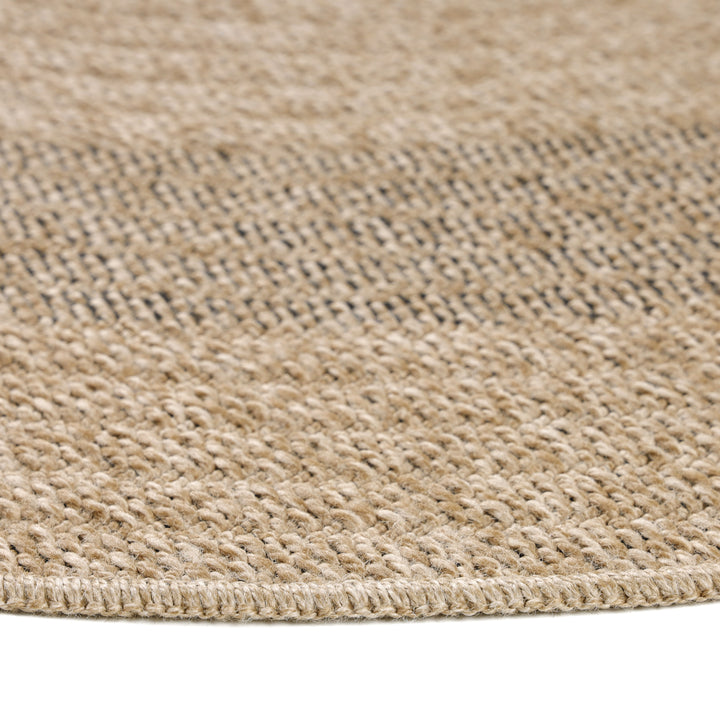 Teppich Outdoor Flachgewebe Vintage Polypropylen Balkon_Rund_