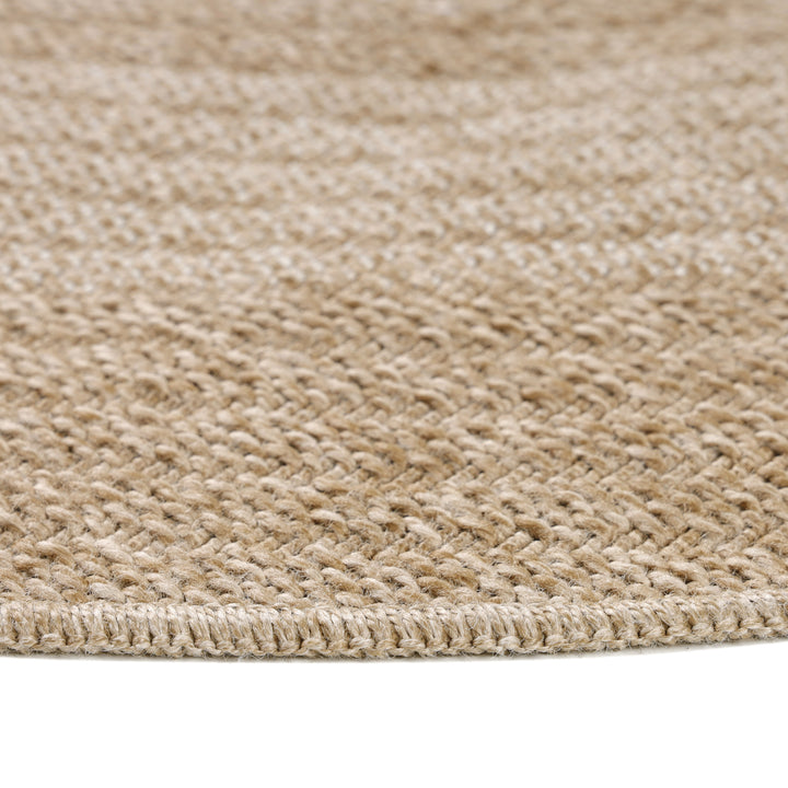 Teppich Outdoor Flachgewebe Vintage Polypropylen Balkon_Rund_