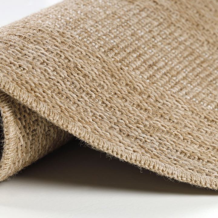 Teppich Outdoor Flachgewebe Vintage Polypropylen Balkon_Rund_