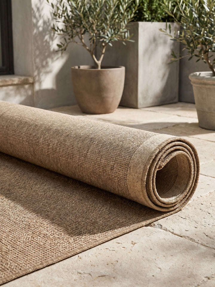 Teppich Beige Läufer Wohnaccessoire Deko_