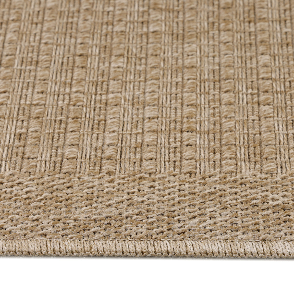 Outdoor-Teppich Feinstrick-Struktur – Waschbar | Dezente Weboptik für Terrasse – Ansicht 4