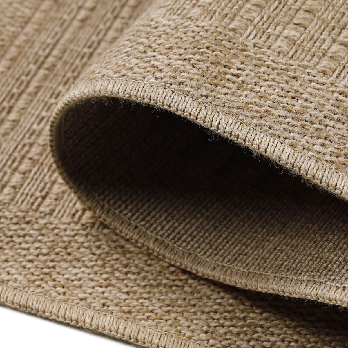 Outdoor-Teppich Feinstrick-Struktur – Waschbar | Dezente Weboptik für Terrasse – Ansicht 5