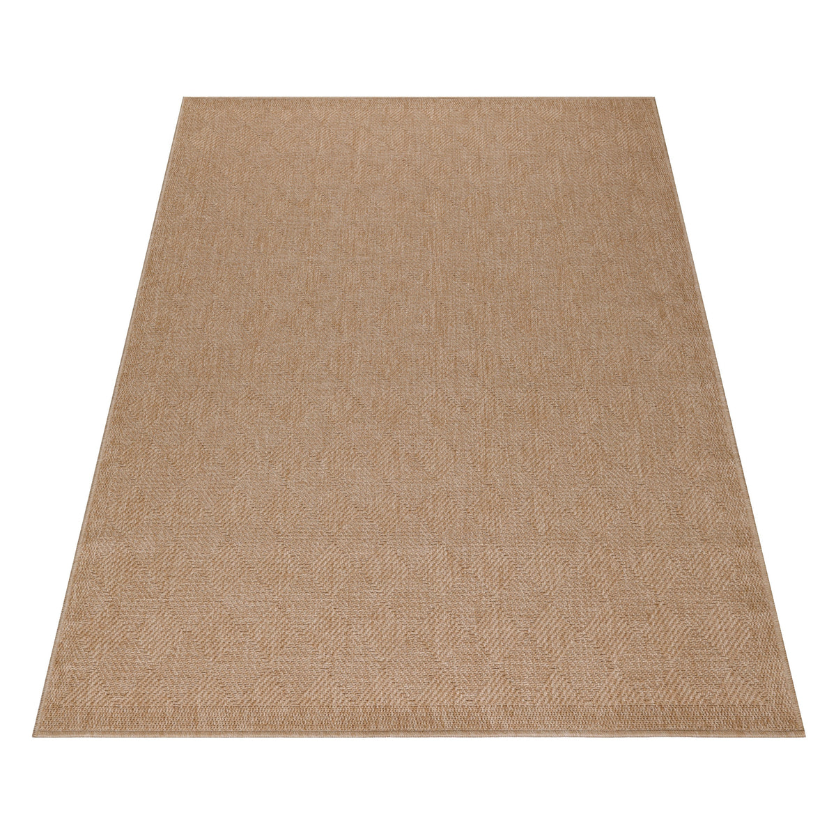 Outdoor-Teppich Uni-Flachgewebe – Puristisch & Waschbar für Balkon – Ansicht 12