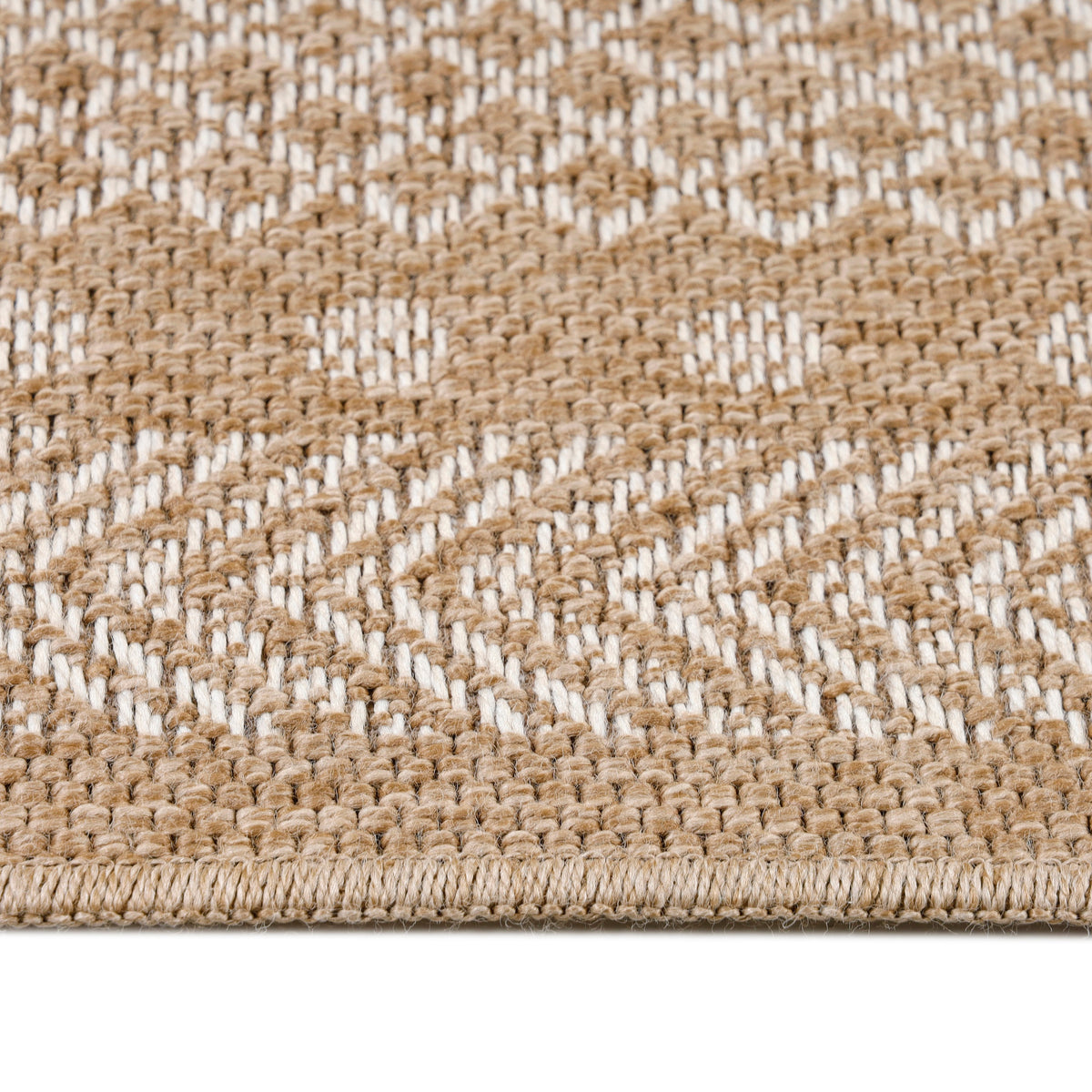 Outdoor-Teppich Mandala-Ornament – Waschbar | Dekoratives Medaillon für Terrasse – Ansicht 3