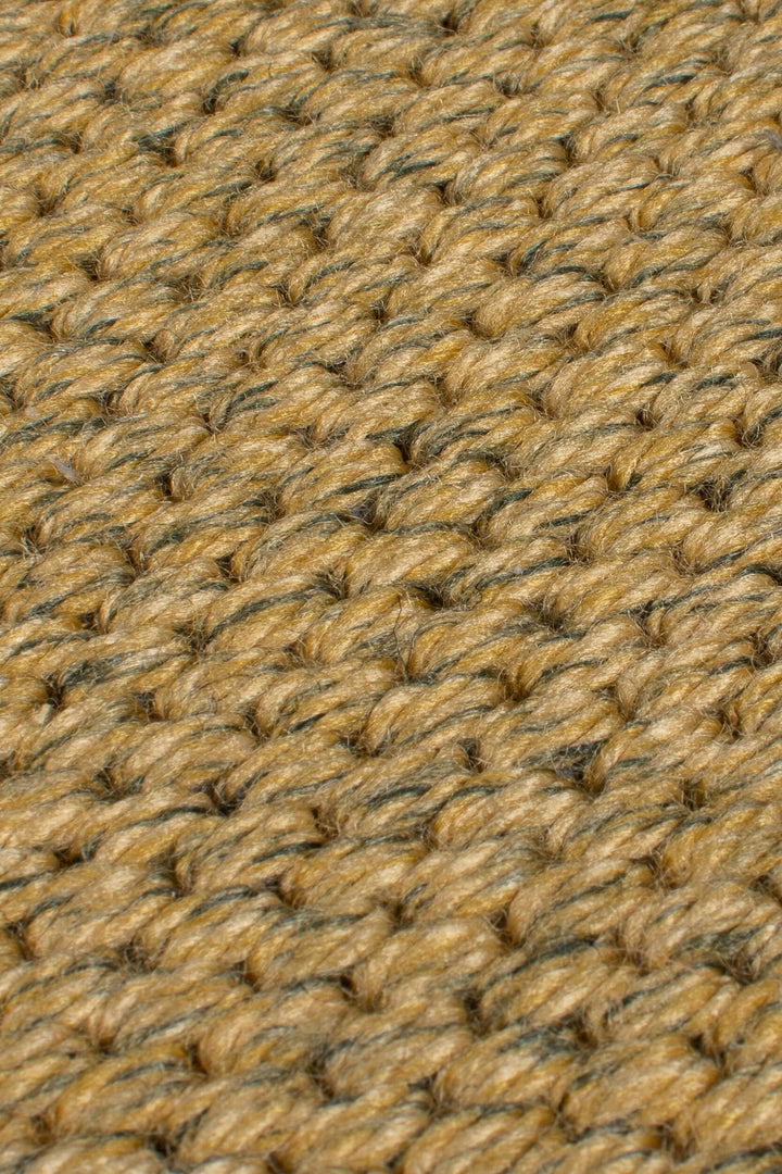 Outdoor Teppich Sisal Bordüre - Balkon schmutzabweisend_Natur-Schwarz_Läufer_