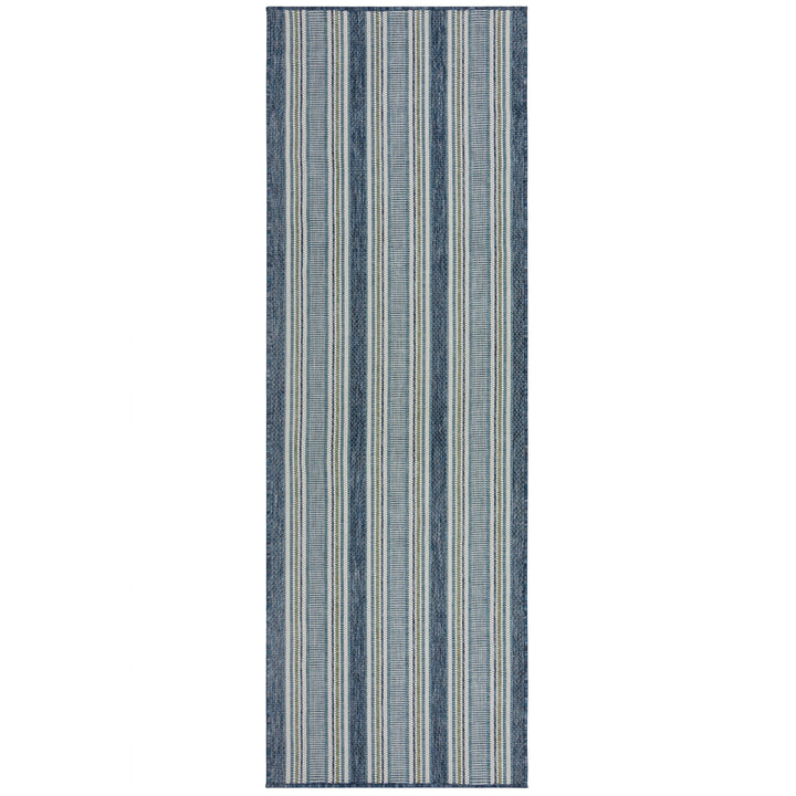 Outdoor Teppich Streifen Muster - Geometrisch - Terrasse schmutzabweisend_Läufer_